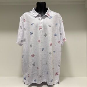 Travis Mathew Mexicalino Logo Men’s Polo Size 3XL New